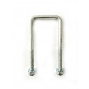 M10 Square Electro-Plated U Bolts 70MM Width X 200MM Length